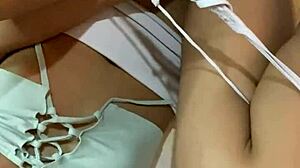 ASKED MY STEPSISTER ALEXIA FROM BOGOTA FOR A SEXUAL VIDEO, SHE SENT THIS INTIMATE FINGERING SESSION