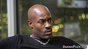 European Babe Rubs Vagina In Stockings, Gets Doggystyle Facial Cumshot