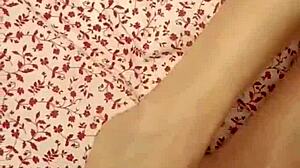 Fucking my mother-in-law wildly while girlfriend sleeps, filling her with cum!