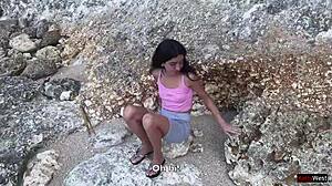 we're stuck on this desert island fucking a stranger