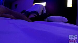 La secretaria cuckold rides monster cock in front of husband