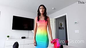 Step sis gets fucked by brother pov