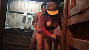 Stepfather Fucks Ebony Amateur Roughly, Making Old Man Almost Have Heart Attack!