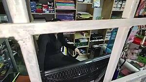 Petite Babe Worships Neighbor's Cock Emotionally