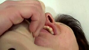 damn, titty slut dildos herself watching porn! 😜