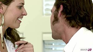 I watched this sexy teen couple have a quickie with muff diving and deepthroat on big cock