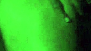 A milf gets fucked outdoors at night