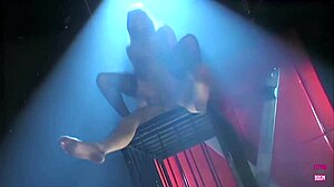 This hot brunette girl got her cunt pounded hard by man