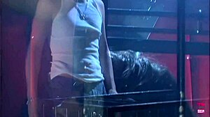 This hot brunette girl got her cunt pounded hard by man