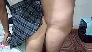 Colegiala sneaks into room for intense sexual lesson with blowjob