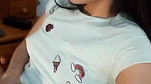 horny latina masturbates and squirts for you