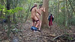 Stranger Kisses and Licks Tits Before Fucking Me in the Forest