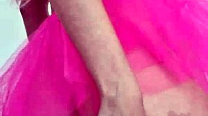 the sex fairy performs a petite striptease in softcore style