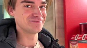 Big load down her throat! Can she handle the gagging and swallowing?