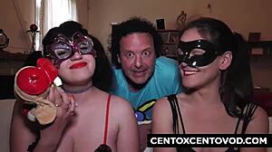 Due Bambole Porcelle Calpestano Alex Magni Con Doppie Penetrazioni E Pompini In Amatoriale Italiano