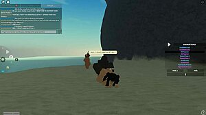 Intense Blowjob And Rough Riding Leads To Orgasm With Monster Cock In Anal Assfucking Scene On Roblox.
