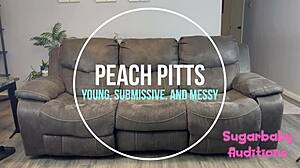 Peach arrives at the wrong interview for a sports-related position.