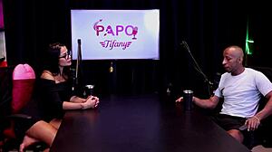 Latina Gangbang Scene with Black Top