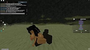 Intense Blowjob And Rough Riding Leads To Orgasm With Monster Cock In Anal Assfucking Scene On Roblox.