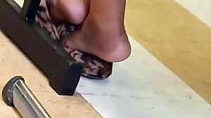 Ebony Teen Lightskin Soles Caught on Candid Cam, Holy Wow!