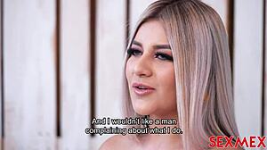 Sexmex Presents First Scene with Naty Delgado Featuring Big Tits and Ass