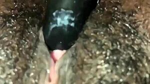 Intense Ebony Pussy Play Session