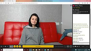 charming russian camgirl shares her daily routines and chats