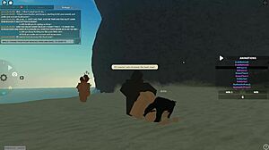 Intense Blowjob And Rough Riding Leads To Orgasm With Monster Cock In Anal Assfucking Scene On Roblox.