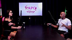 Latina Gangbang Scene with Black Top