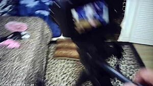 Azn Blonde in Glasses Meets Maxxx Loadz Behind Scenes