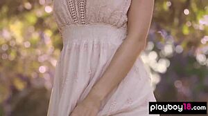 Bianka Helen Stripping Nude Outdoor, Clothes Ripped Off!