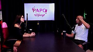 Latina Gangbang Scene with Black Top