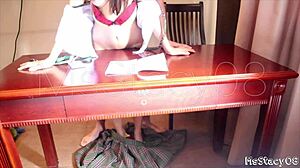 Stepdad Fucks Me During Homework