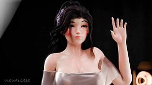 overwatch d.va, welcome to your big tits photoshoot