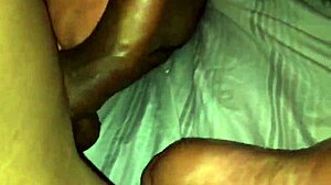 Ebony Petite Pornstar Gives Footjob And Takes Anal Cumshot