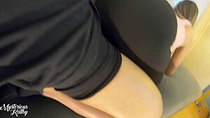 Mysteriouskathy: 'Cum On My Leggings!'