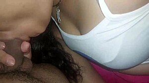 taking your huge cock deep in my throat and swallowing your hot cum