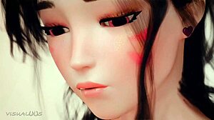 overwatch d.va, welcome to your big tits photoshoot