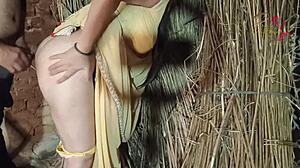 Brother-In-Law And Sister-In-Law Have Sex Outside The House!