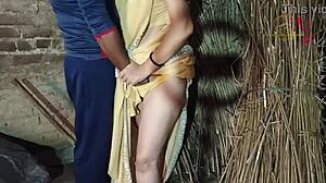 Brother-In-Law And Sister-In-Law Have Sex Outside The House!