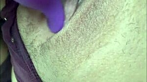 Beautiful Mexican latina masturbates with dildo, join me!