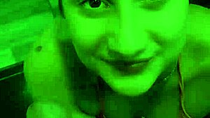 Sadira Hotwife Quick Blowjob In Bathroom.