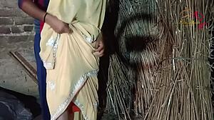 Brother-In-Law And Sister-In-Law Have Sex Outside The House!