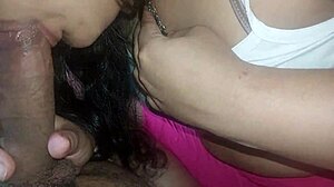 taking your huge cock deep in my throat and swallowing your hot cum