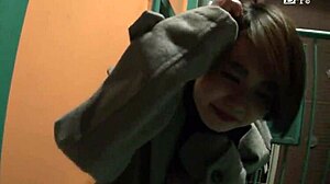 Japanese Babe Dominates with Remote Vibe Night Walk.