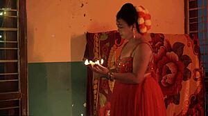 Indian Devar Bhabhi in Steamy Dewali Sex Scene