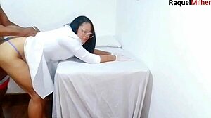 Nurse And Aesthetician Observe Patient's Huge Erection!