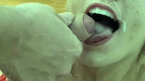 do you want to see her mouth filled with horse cum after sucking big cock?