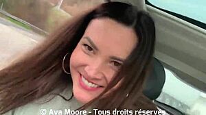 Hell Yeah! Ava Moore Drains a Trucker in His Cabin With Glory Zavatrash - Raw Reality!