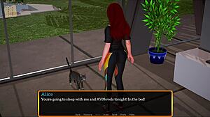 My new family 546 in a game setting with various interactions.